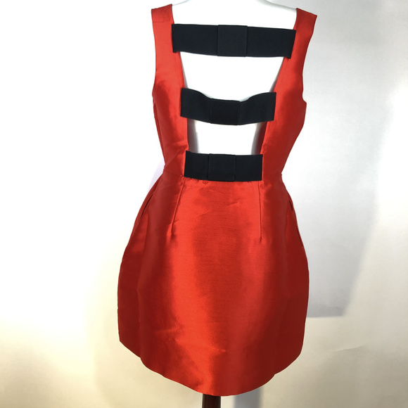 Kate Spade Flirty Back Mini Party Dress Lollipop - Picture 2 of 7